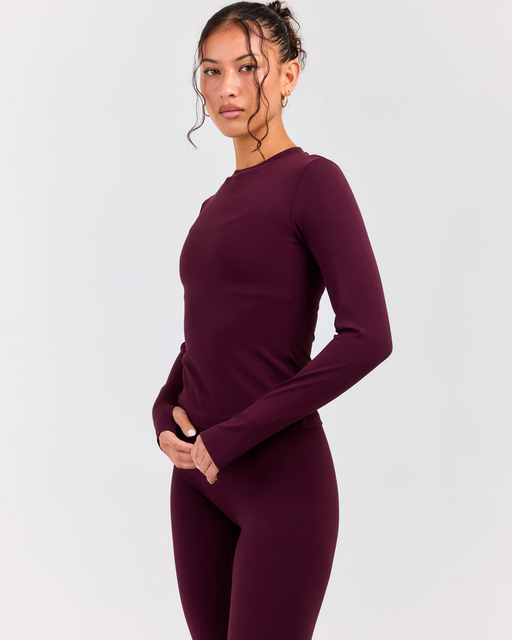 Luna Long Sleeve - Plum