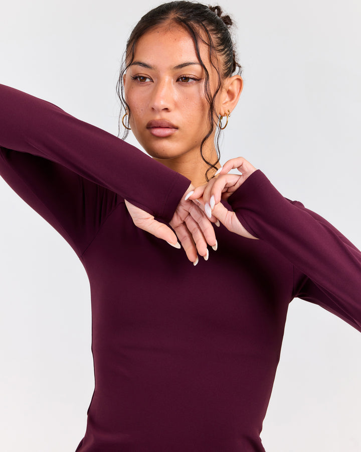Luna Long Sleeve - Plum
