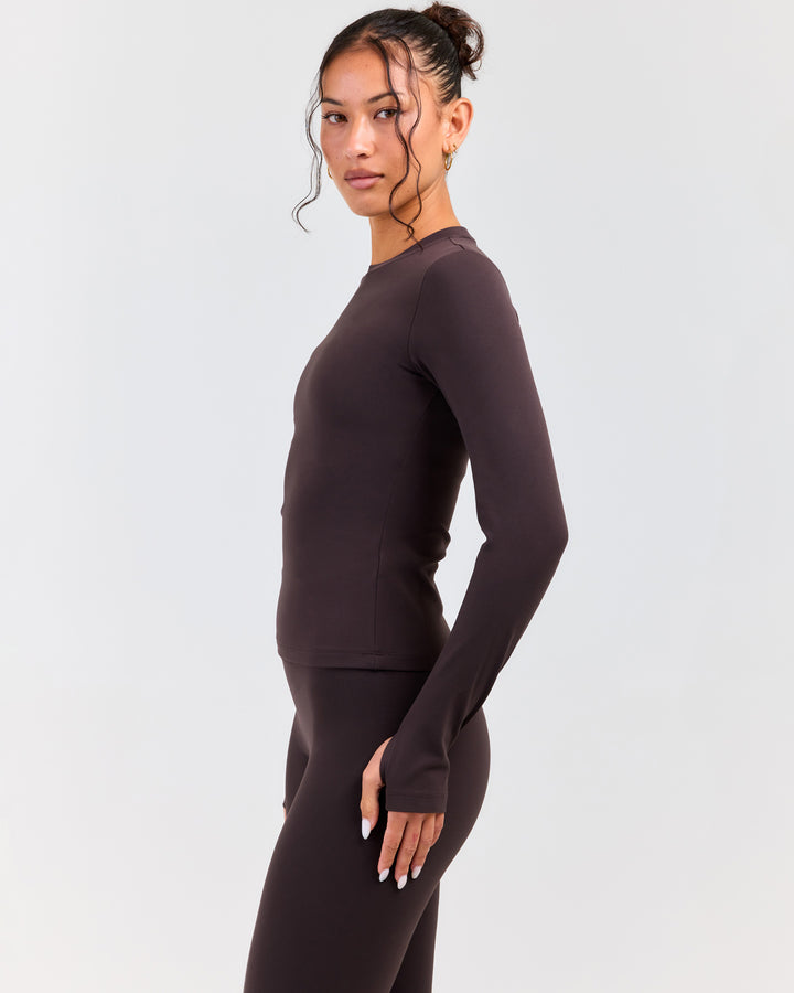 Luna Long Sleeve - Coffee Bean