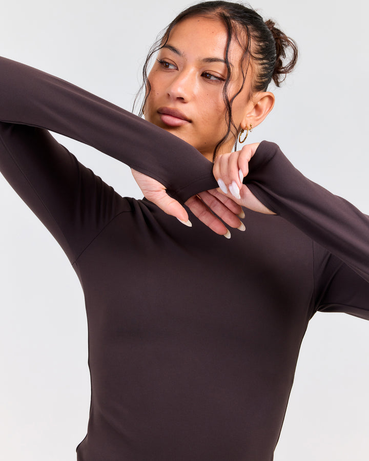 Luna Long Sleeve - Coffee Bean