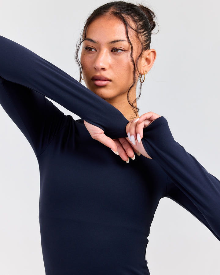 Luna Long Sleeve - Navy
