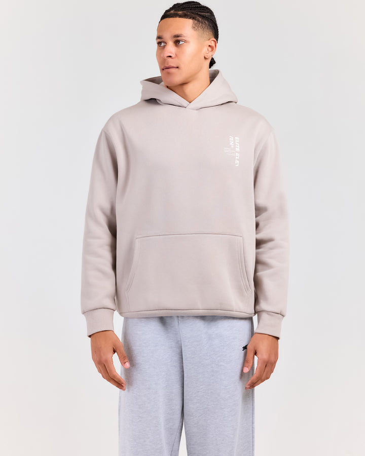 Capital Offset Hoodie - Taupe