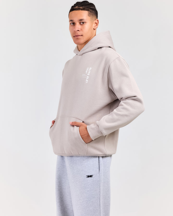 Capital Offset Hoodie - Taupe