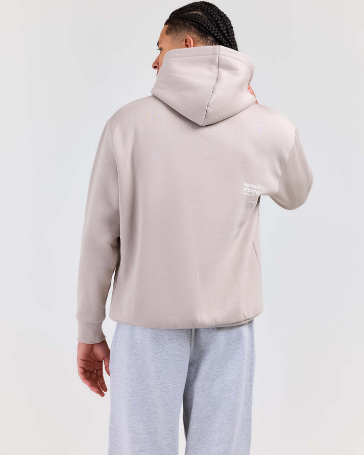 Capital Offset Hoodie - Taupe