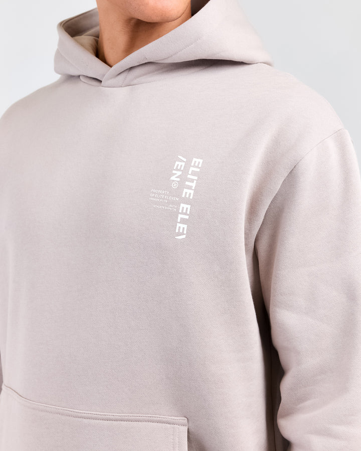 Capital Offset Hoodie - Taupe