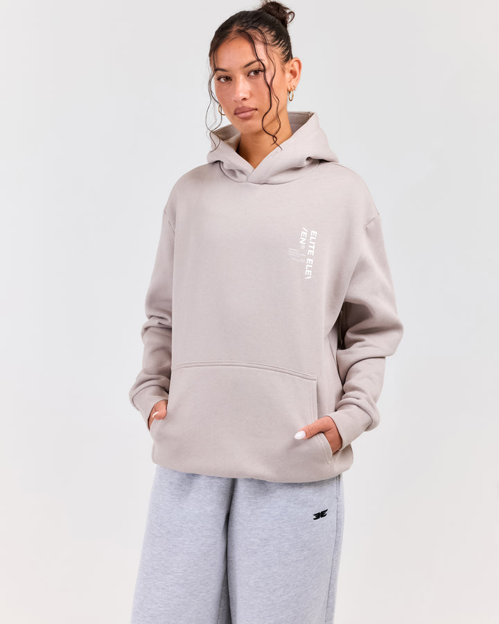 Capital Offset Hoodie - Taupe