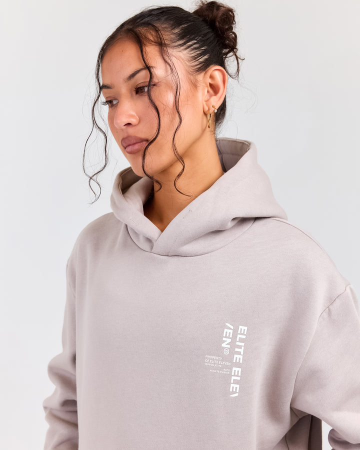 Capital Offset Hoodie - Taupe