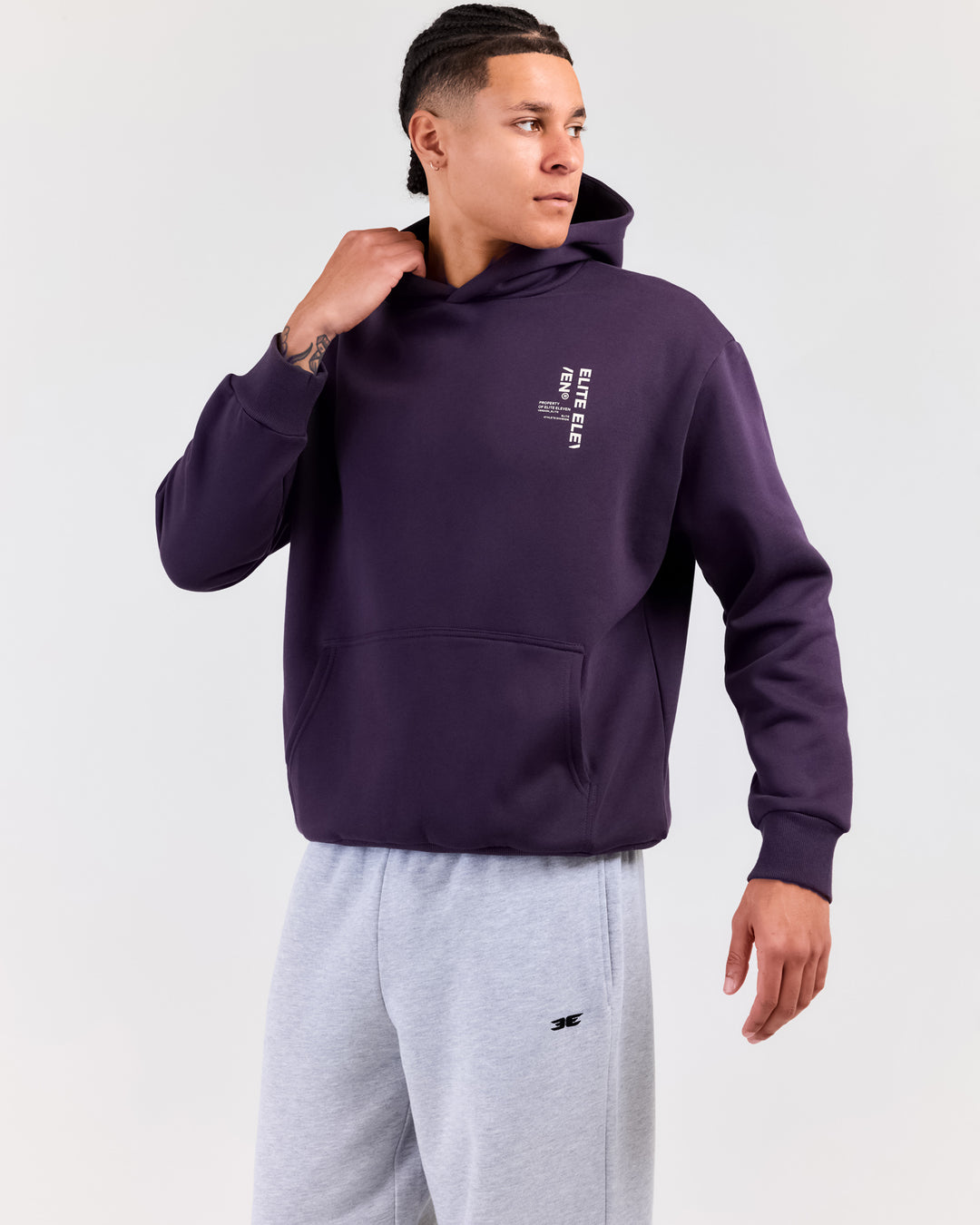 Capital Offset Hoodie - Purple