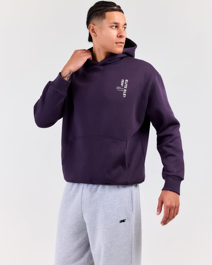 Capital Offset Hoodie - Purple