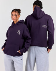 Capital Offset Hoodie - Purple