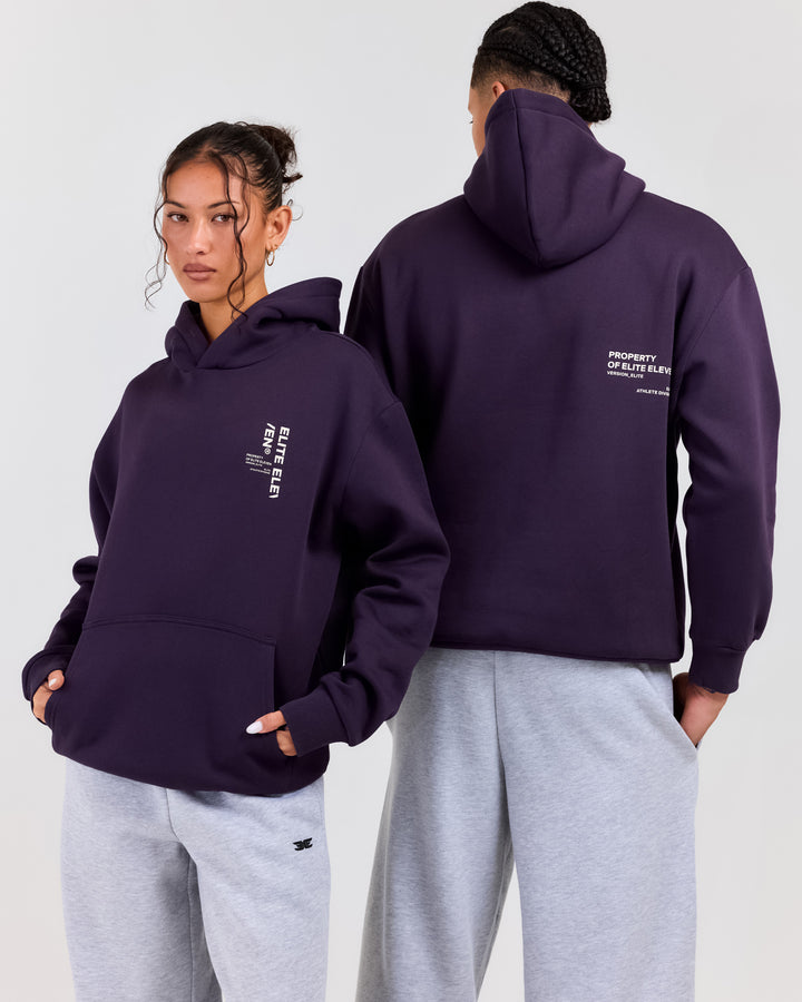 Capital Offset Hoodie - Purple