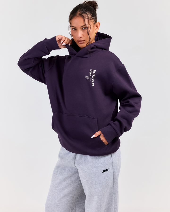 Capital Offset Hoodie - Purple