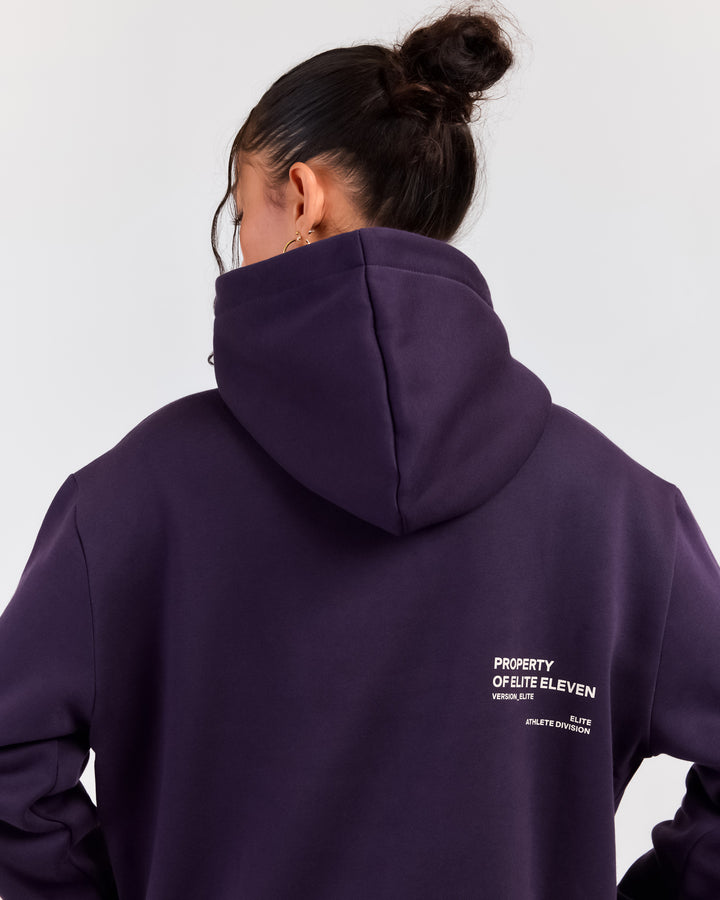 Capital Offset Hoodie - Purple
