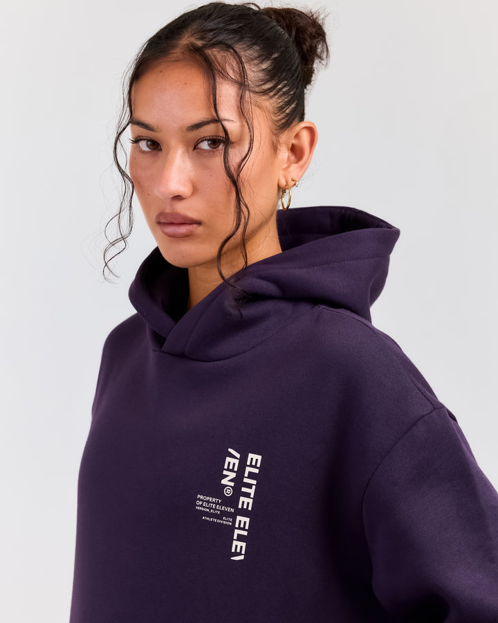 Capital Offset Hoodie - Purple