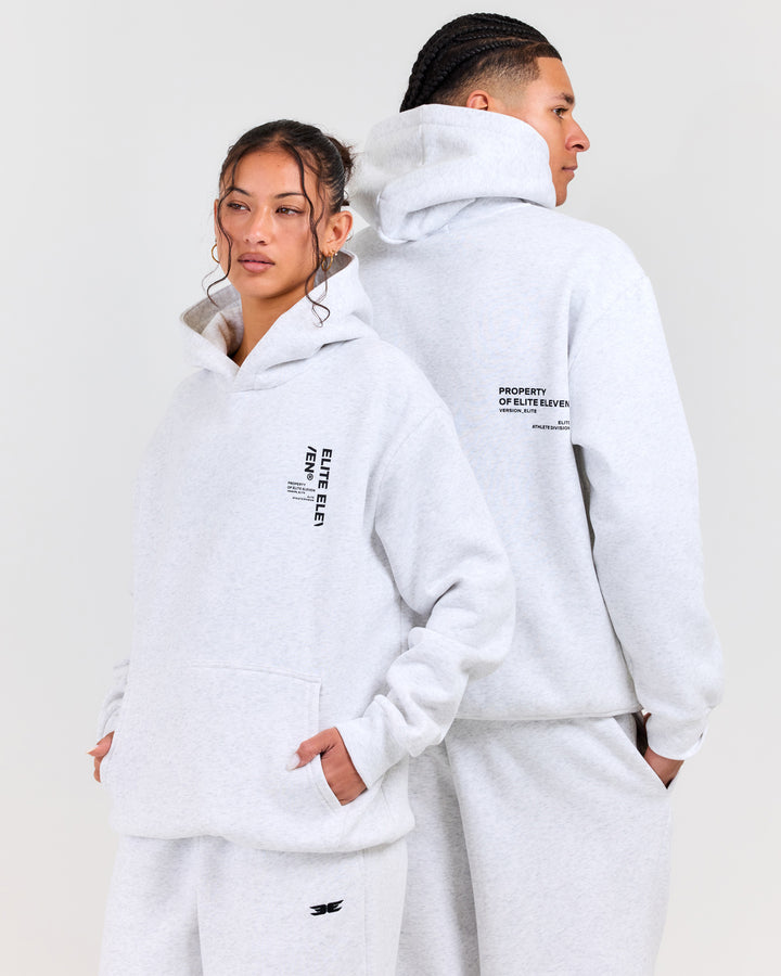 Capital Offset Hoodie - Polar Grey