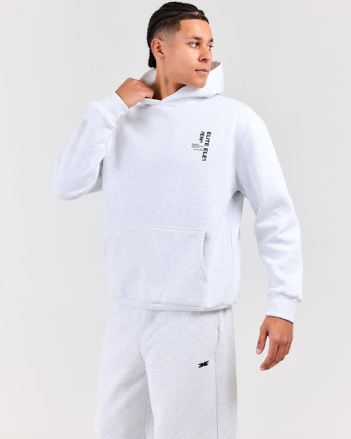 Capital Offset Hoodie - Polar Grey