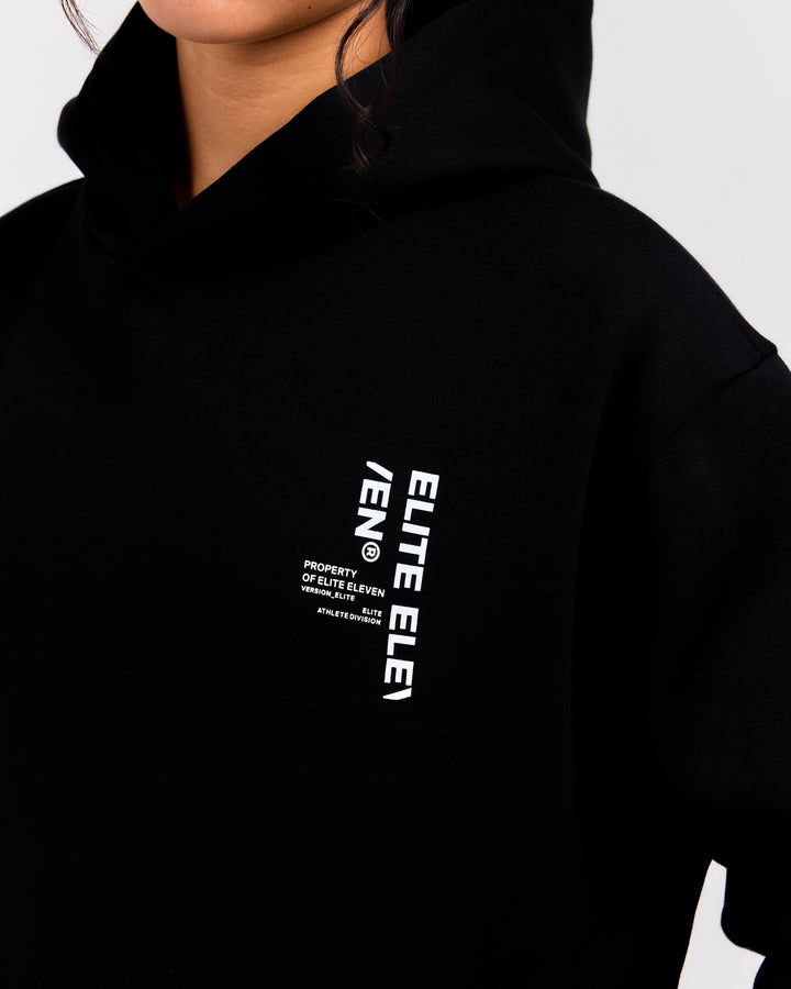 Capital Offset Hoodie - Black