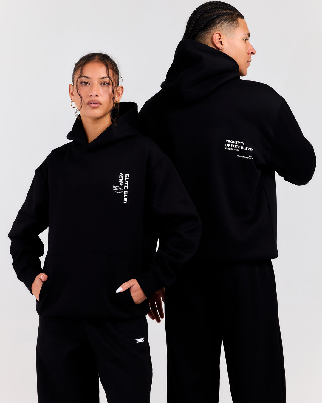 Capital Offset Hoodie - Black