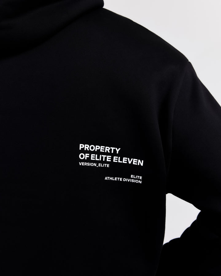 Capital Offset Hoodie - Black