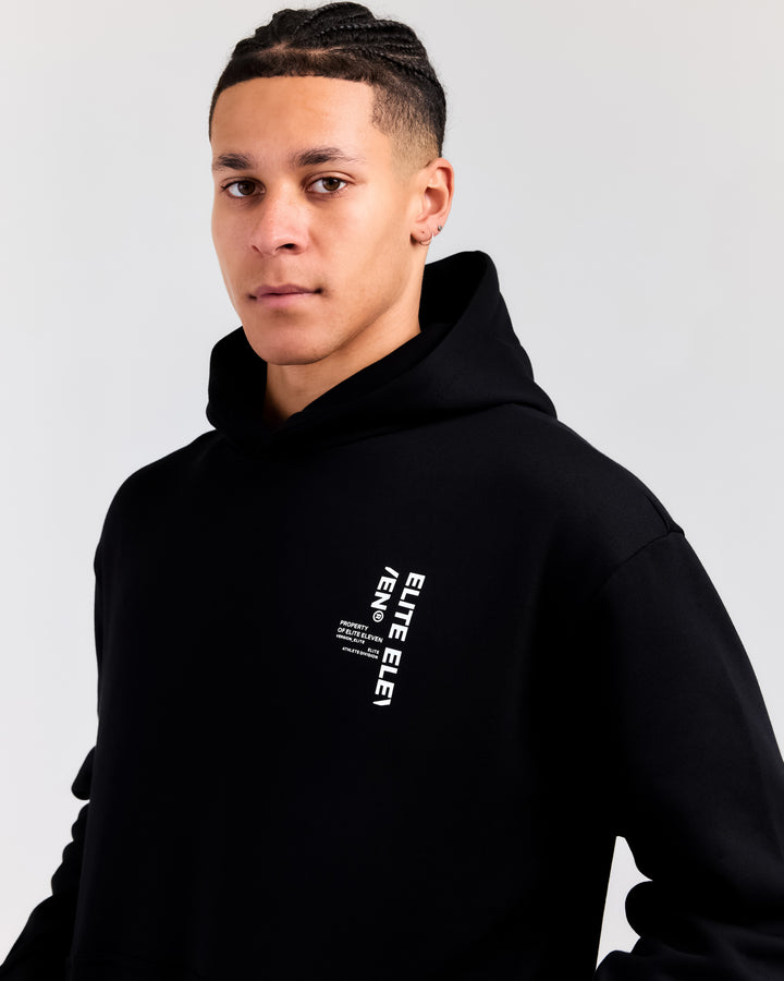 Capital Offset Hoodie - Black