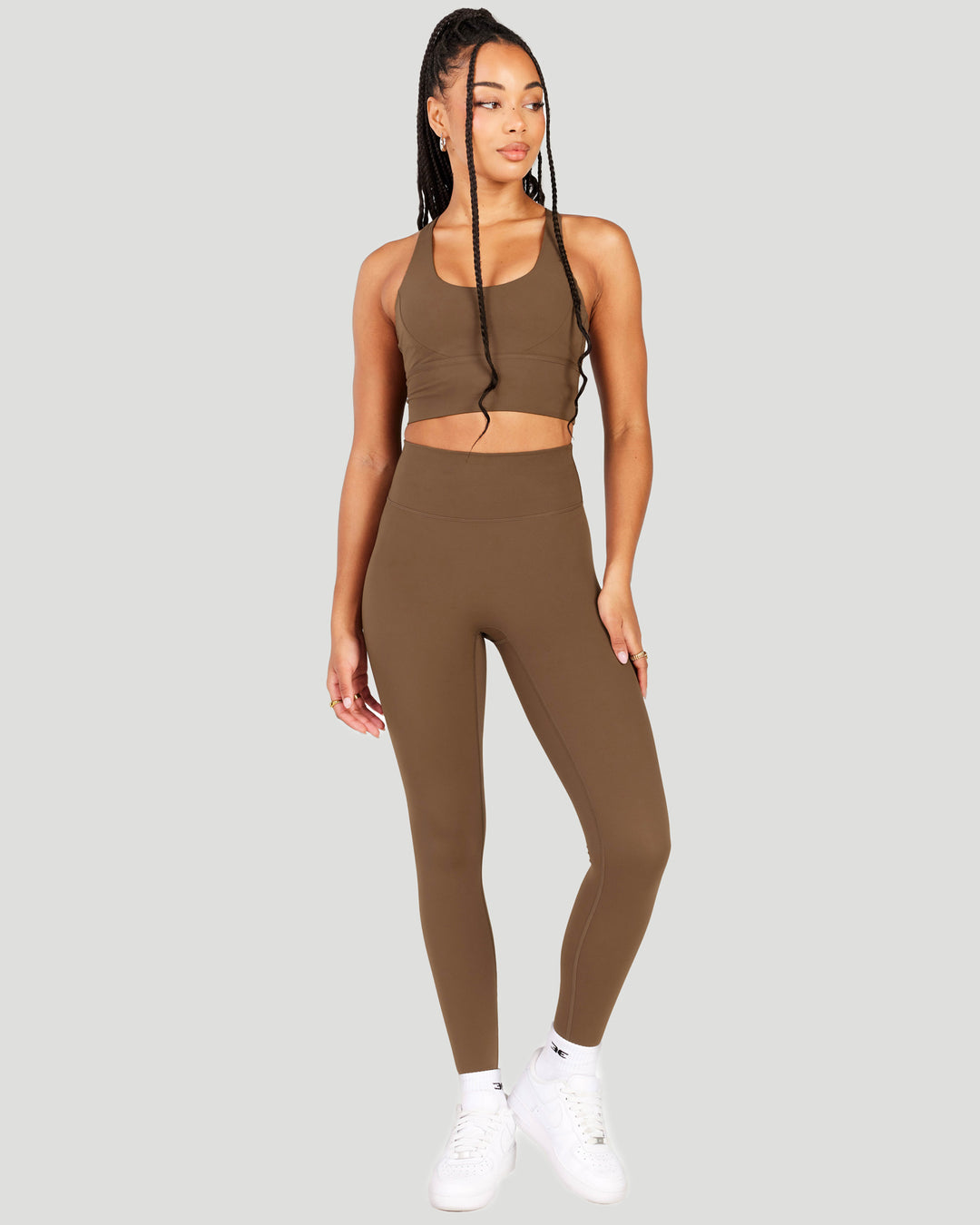 Aura SF Leggings - Cafe Latte