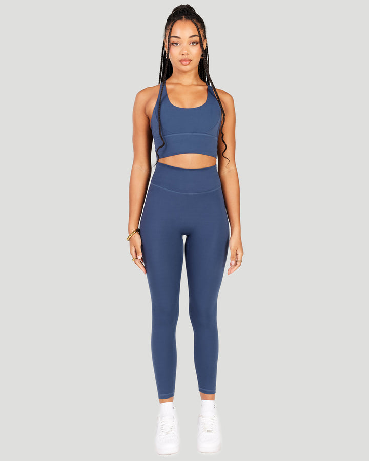 7/8 Aura SF Leggings - Soft Navy