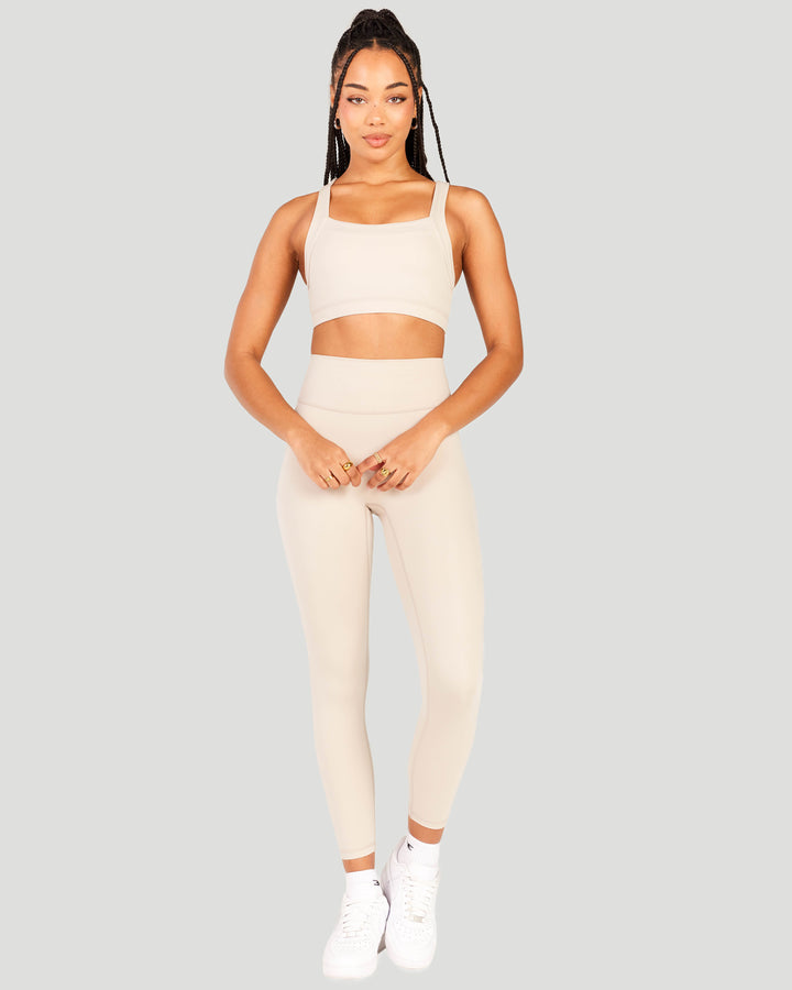 7/8 Aura SF Leggings - Oat Latte