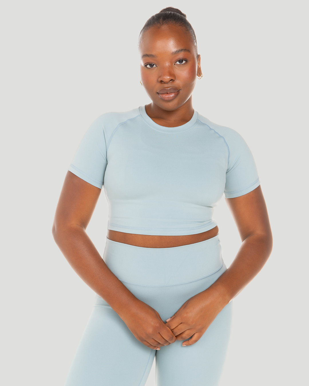 Aura Crop Tee - Sea Foam