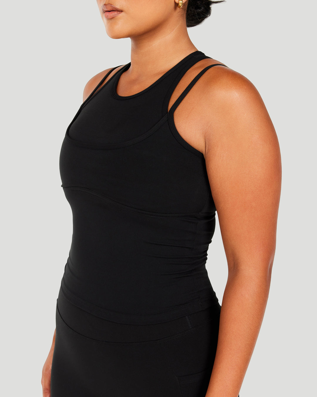 Aura Double Tank - Black