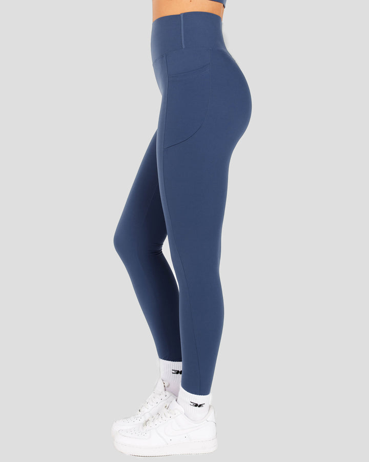 Aura Bonded Ascend Leggings - Soft Navy