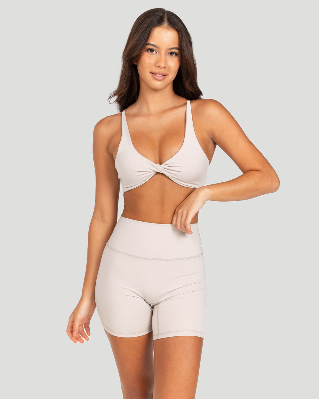 Aura Vantage Bra - Oat Latte