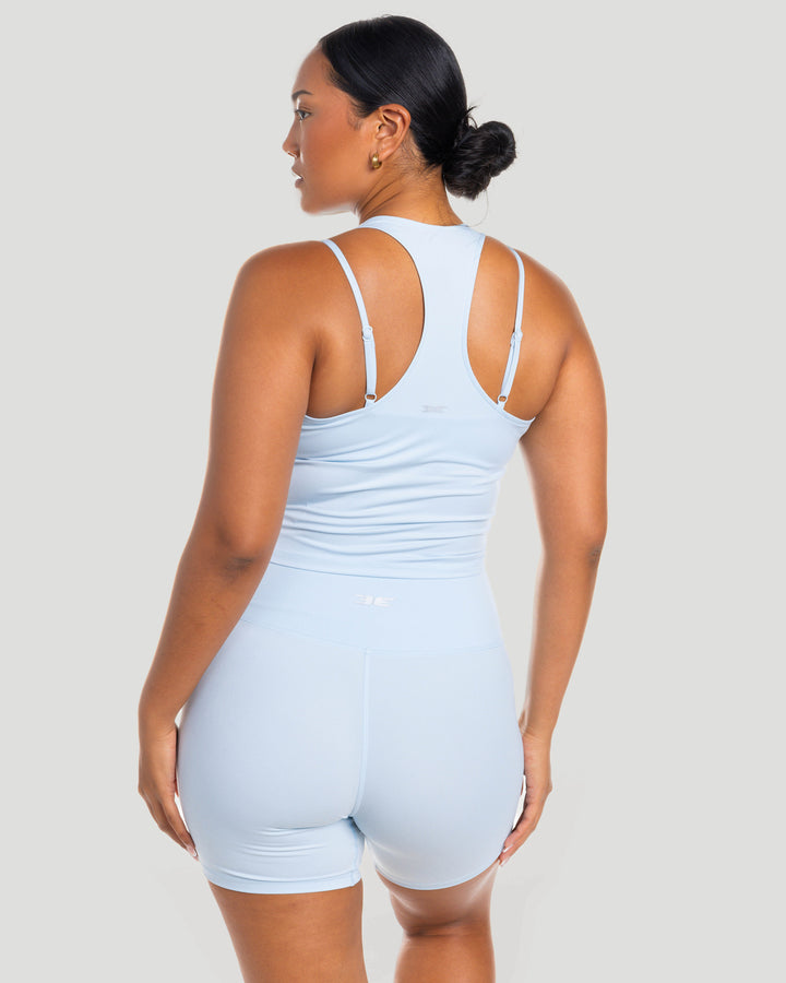 Aura Racer Tank - Sky Blue