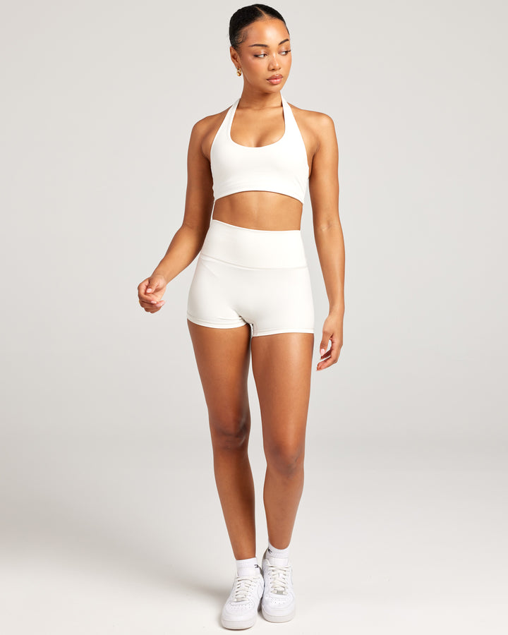 Aura SF Micro Shorts - Vanilla Latte