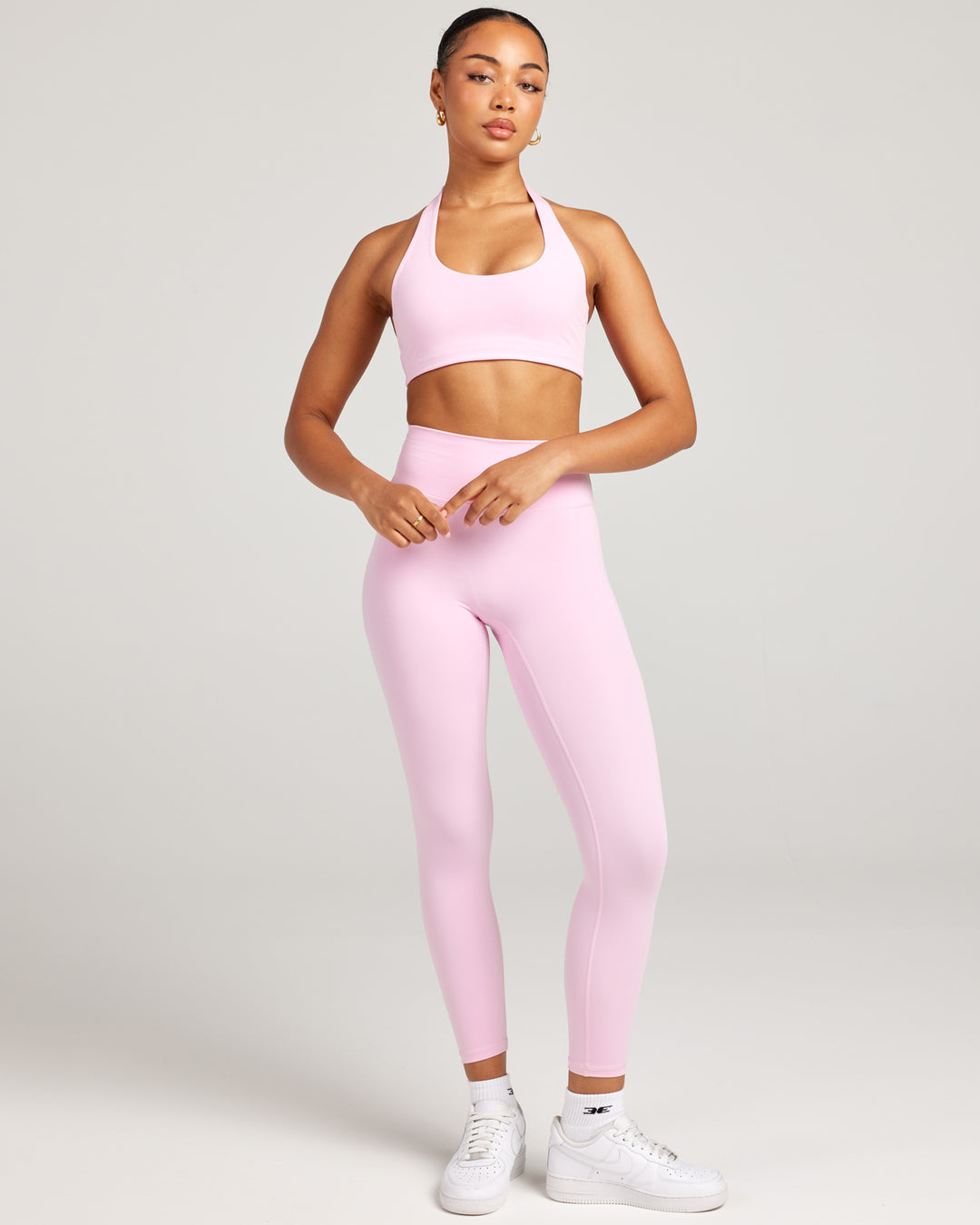 7/8 Invisible Scrunch Leggings - Candy Pink