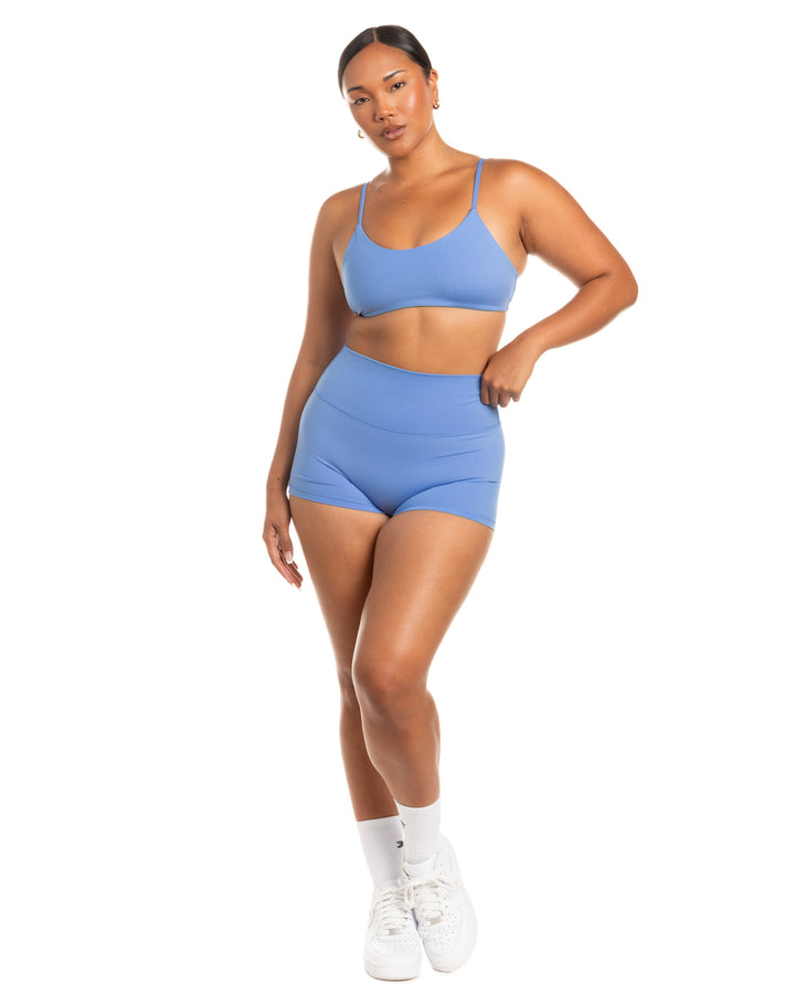 Aura SF Micro Shorts - Powder Blue