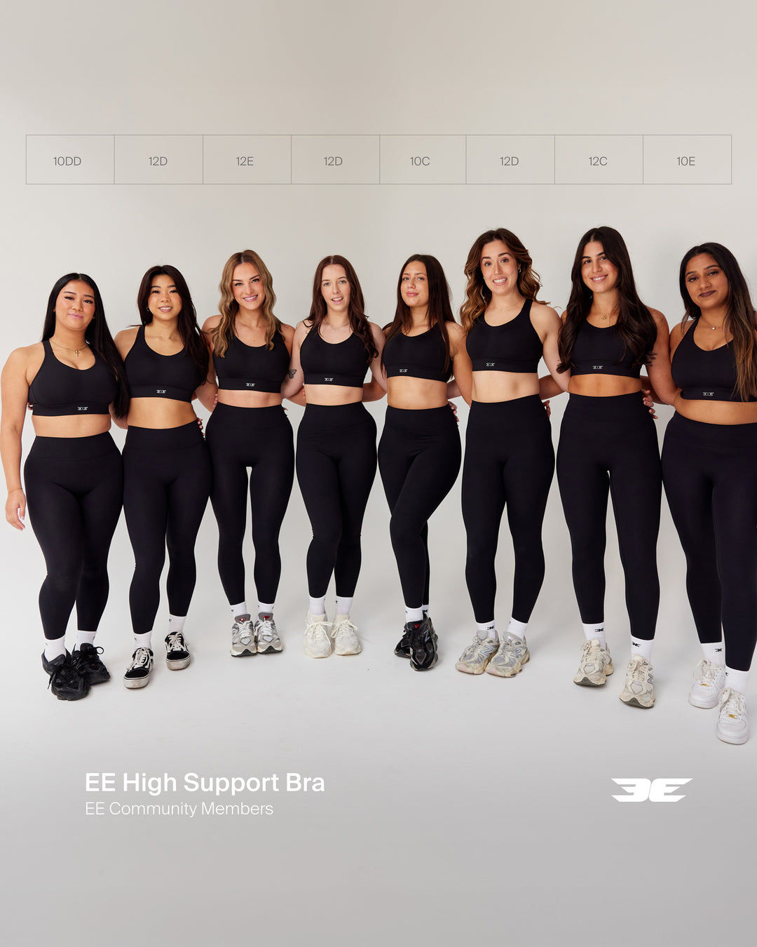 High Support Performance Bra - Black