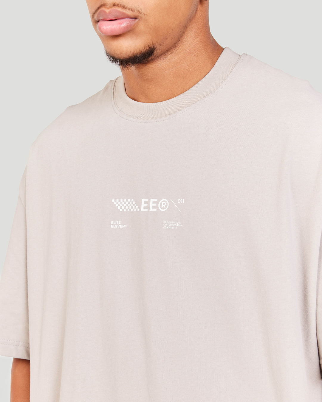 Capital V2 Oversized Tee - Taupe