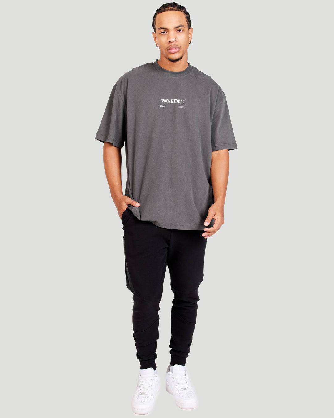 Capital V2 Oversized Tee - Cool Slate