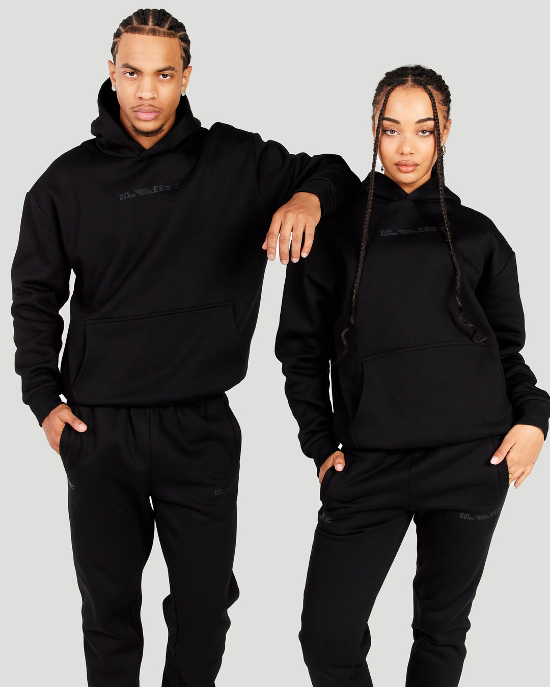 Capital V2 Hoodie - Black / Black