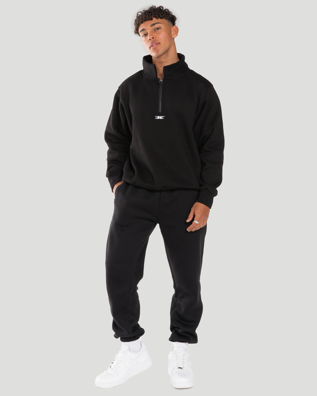 Classic 1/4 Zip - Black