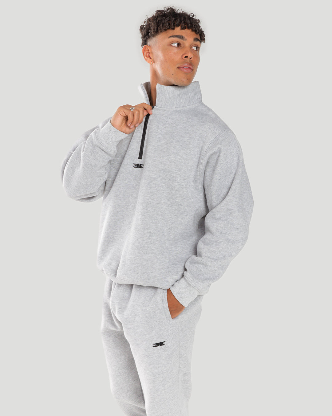 Classic 1/4 Zip - Grey