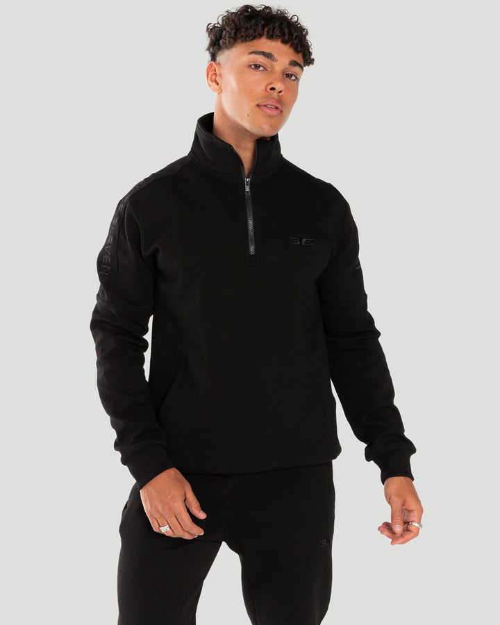 Division 1/4 Zip - Black