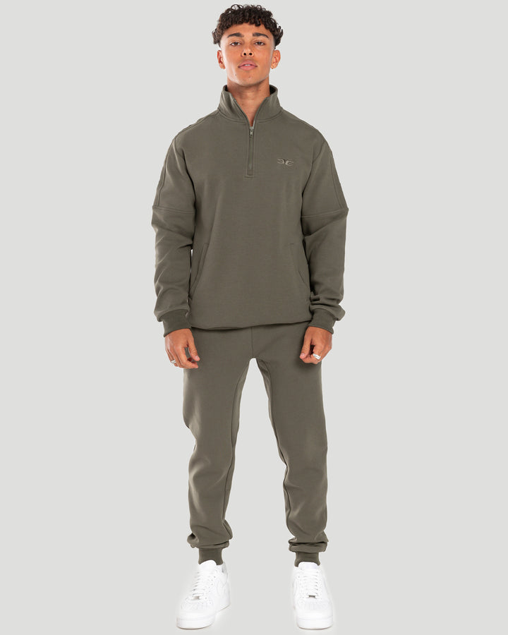 Division 1/4 Zip - Khaki