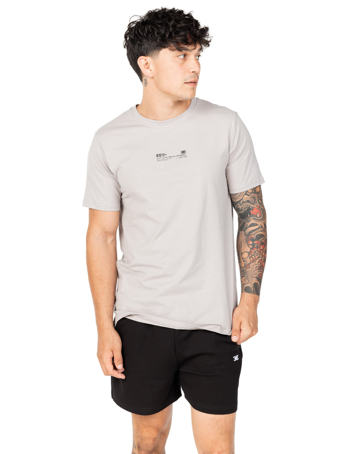 Worldwide Fitted Tee - Light Grey