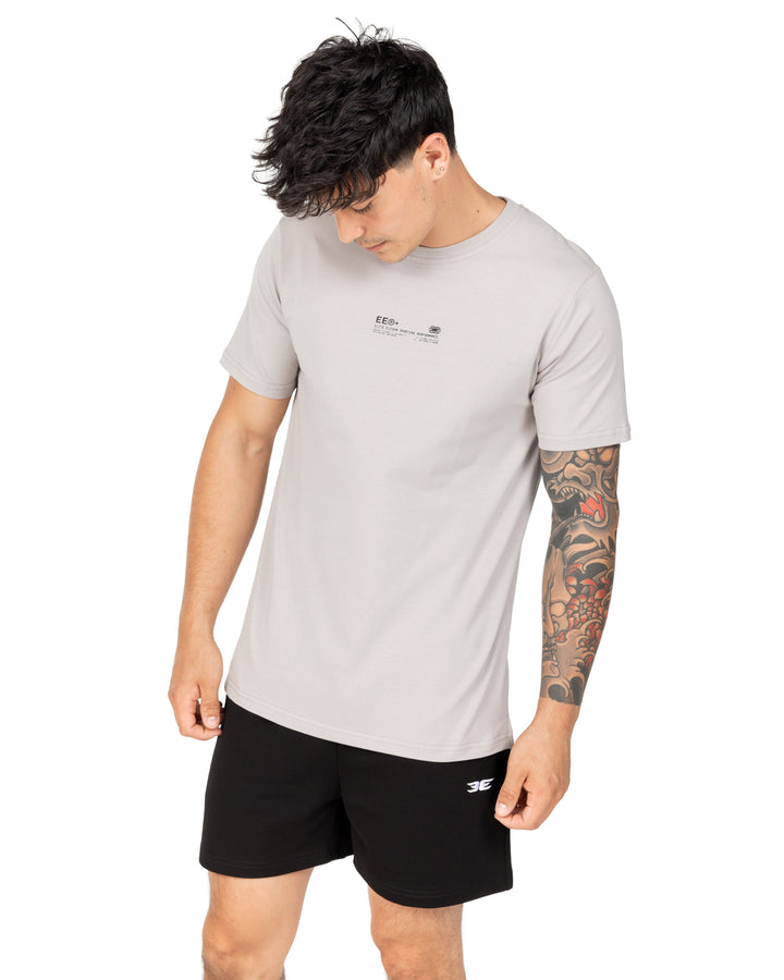 Worldwide Fitted Tee - Light Grey