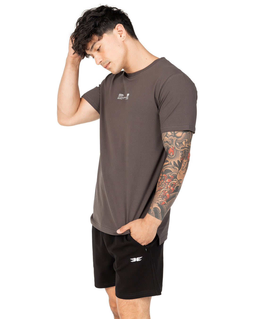 Worldwide Fitted Tee - Slate