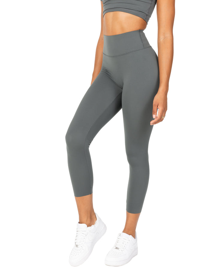 7/8 Aura Bonded Leggings - Cloud Grey