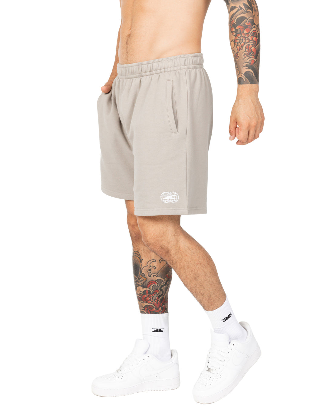 Global Athletics Shorts - Vintage Khaki