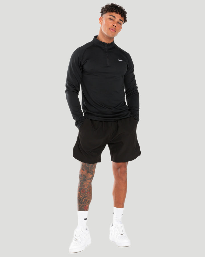 Performance 1/4 Zip (Men's) - Black