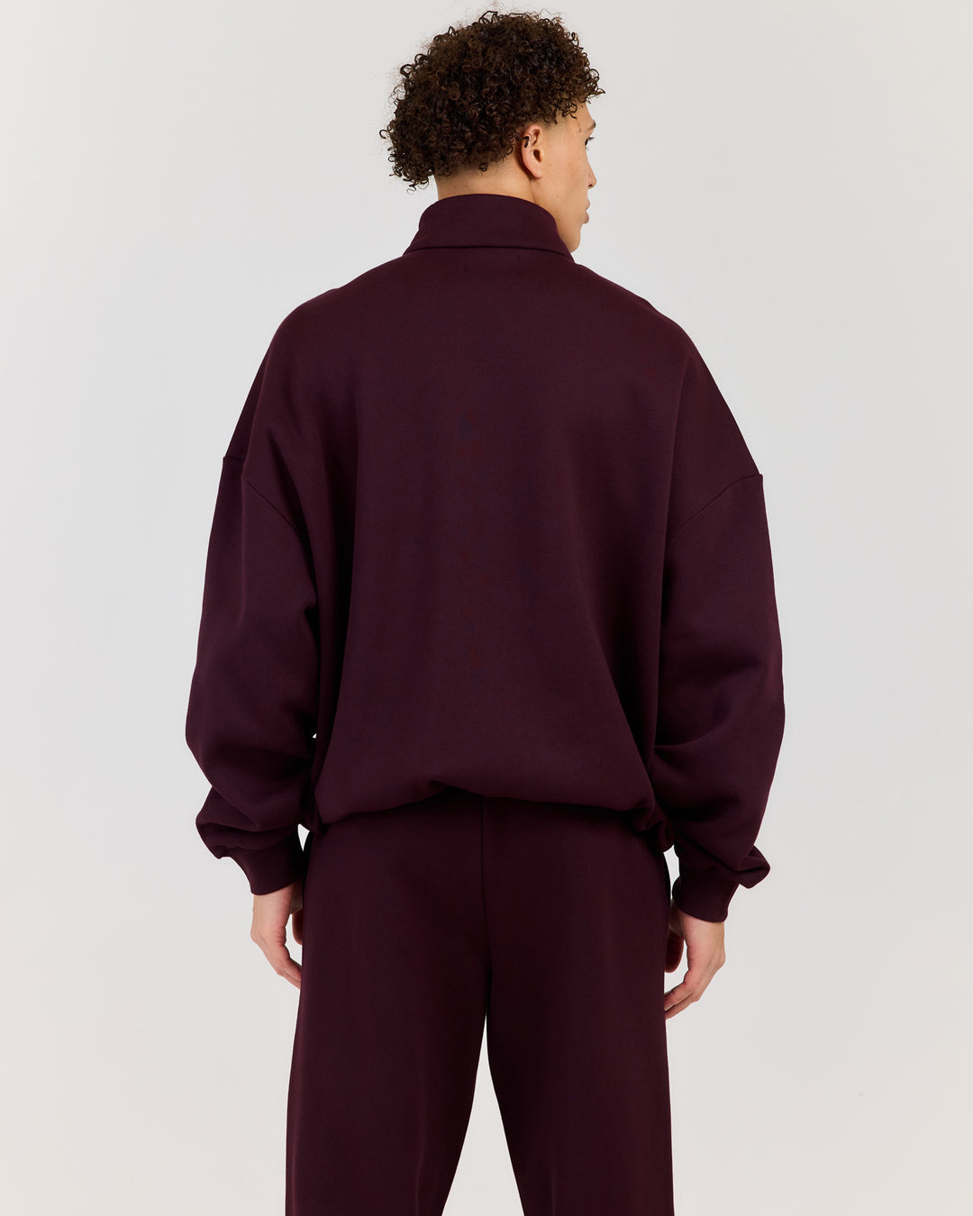 Classic Relaxed Zip Through - Plum